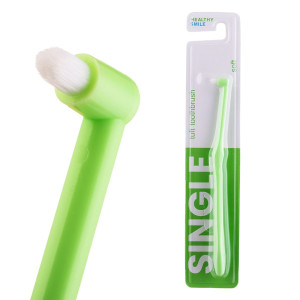 Healthy Smile Tuft монопучкова зубна щітка, Салатова